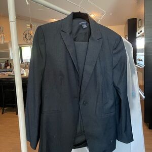 Ann Taylor Charcoal Blazer and Pant Set